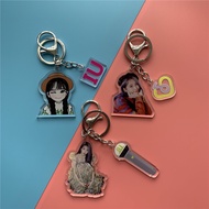 Kpop IU Lee Ji Eun love poem IU SUGA EIGHT Metal Pendant Keychain lightstick keyring Jewelry Bag Car
