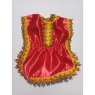 Santo Niño / Sto. Nino / Sto. Niño Clothes / Dress / Vest (Small | 9" x 11" | Red, Gold, and Yellow)