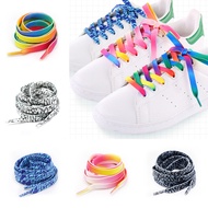 1pair Fashion Printed Shoelace Decoration Pattern Colored Shoe Laces Flat Shoelace England Shoe Lace