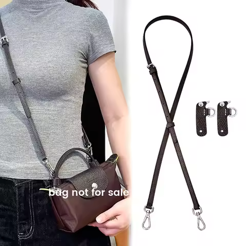 Leather Bag Shoulder Strap for Longchamp Mocha Mini Bag Durable Replacement Shoulder Strap Bag Modif