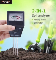 Yieryi เครื่องวัดค่าดิน วัดค่าปุ๋ย pH ในดิน รุ่น 2 in 1 Soil Meter ความอุดมสมบูรณ์ meter