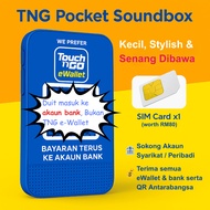 TNG Pocket Merchant QR Soundbox | SIM Data 12 Bulan Termasuk | Bantuan Aktivasi & Setup | Speaker Mi