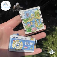 [AVAILABLE] Magnet Hangzhou Style Polaroid Chinese Travel Souvenir