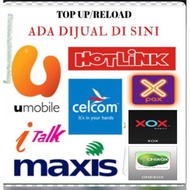 top up celcom,digi,maxis, celcom