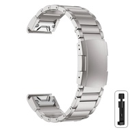 ฟินิกซ์สายสำหรับการ์มินไทเทเนียม22มม. 26มม. 5/5X/5XPlus/6/6X/6XPro ปล่อยโลหะเร็วสายนาฬิกาข้อมือสำหรั