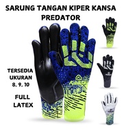 Sarung Tangan Kiper Bola Sepak Dewasa Soccer Goalkeeper Gloves Football Non-slip breathable Latex 足球