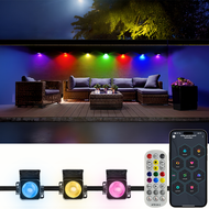 cod Permanent Outdoor Lights LED String Lights，IP67 Waterproof Smart Eaves Lights，with App/Remote Co