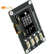 Matrix 4 Key Interface Keyboard IIC SSD1315 0.96-Inch OLED Display Screen 12864 Screen Module White