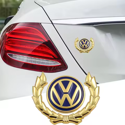 3D Car Stickers Metal Decoration Custom Badges Auto Decoration For VW GTI Polo Golf MK6 MK7 Passat T