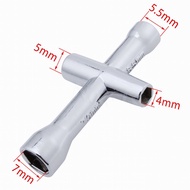 4mm 5mm 5.5mm 7mm Small Cross Wrenches Maintenance Wheel Tools Sleeve HEX For RC Car HSP 80132