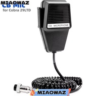 MIAOWAZ Microphone Speaker, CM4 CB Handheld Radio Speaker Microphone, Portable Speaker Built-In Two 