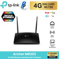 TP-Link Archer MR202 เราเตอร์ใส่ซิม AC750 4G Router Wifi รองรับ 4G ทุกเครือข่าย(Wireless Dual Band 4