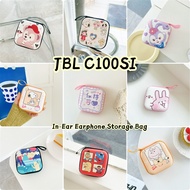 【超值】For JBL C100SI In-Ear Earphone Simple Cartoon Data Cable Earphone Bag