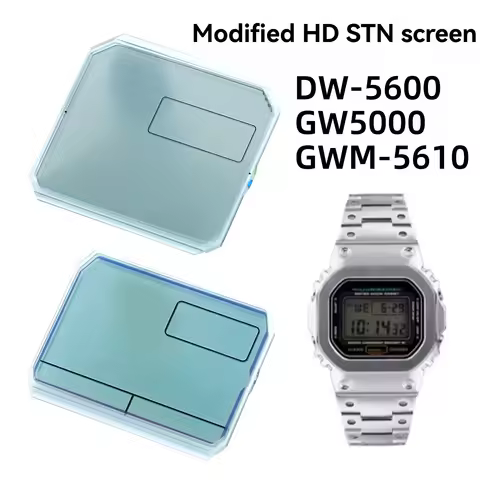 For Casio G-Shock DW-5600/GWM5610/GW5000/GW5000U/G5600 Series Movement Modification High-Definition 