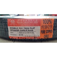 Fajar Double PVC Twin Flat Cable 23/ 0.15 × 2c