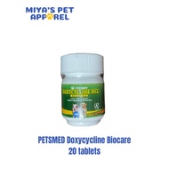 Petsmed Doxycycline Biocare 20 tablets for dogs and cats