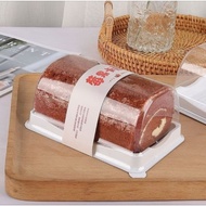 Half roll mica Tray suitable for cakes, roll cakes, cakes, desserts ~ 10 PCS