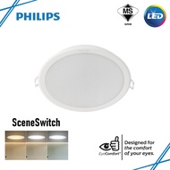 (3 COLOUR + NEW MODEL) PHILIPS Meson Scene Switch 3Colour 13W / 17W LED Downlight / LAMPU LED 3 Colour/Downlight