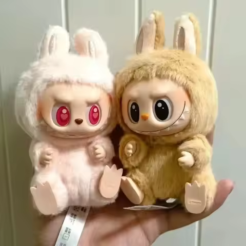 Macaron Vinyl Face Sit Sit Party II Blind Box Bubble Mart LABUBU Labubu Heartbeat