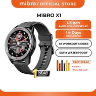 MIBRO OFFICIAL X1 SMARTWATCH AMOLED 5ATM 60 DAYS ULTRA LONG JAM TANGAN