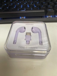miniso type c 有線耳機， iphone 不能用