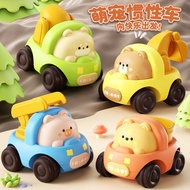 Small Machine Toy Doll Fire 1-2-3 Boy Inertial Children Car Engineering Vehicle Gift Year Old Q2YR