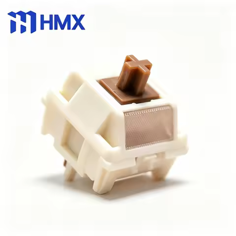 HMX Caramel Pudding V2 Switch Mid-frequency thock clack Linear keyboard Switch Precision Lubed Mecha