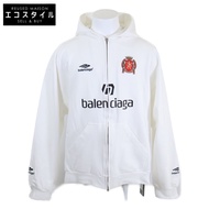 Balenciaga [Like New/Domestic Authorized Dealer/2023 Model] 744457 Soccer Paris Zip-Hoodie Zip-up Ho