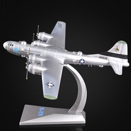 1144 Scale B-29 Bomber Air Fortress Static Military Model Plane Simulation Decorative Display Toy สำ