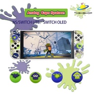ปุ่มยาง / จุกยาง / ซิลิโคน ลาย Spatoon สำหรับ Joy Con Nintendo Switch /OLED / Lite