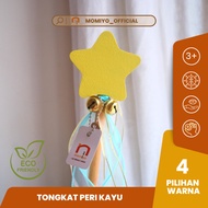 MOMIYO Wood Magic Wands | Star Wands | Heart Wands | Fairy wand | Fairy Wooden Toy