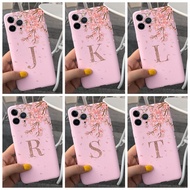 Case for iPhone 11 iPhone 11 Pro iPhone11Pro Max Pink Flower Letters Soft Silicone Cases for IPHONE11 Pro Max Cover