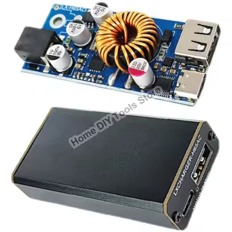 PD/QC2.0 3.0 Double USB Type-C Mobile Phone Quick Charge Adapter DC20-96V 65W 3.5A 65W Step Down Mod