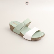 Dlafeet Sandal Wedges Wanita - Bianca Mint