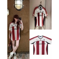 •Kingshopbeauty•Beautiful QC Number 7 Striped T-Shirt