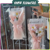 Tulip bouquet of 1 flower, 3 Flowers, 6 Flowers as a gift for October 20, November 20, February 14, 
