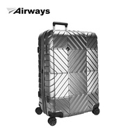 [HOT SALE] Airways Chevron Luggage 20" Expandable  8-Wheel Spinner Hard Case ATH8937 NDS-100013
