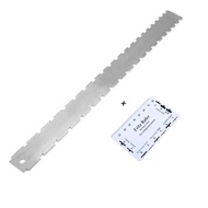 Fret Ruler Guitar Neck Notched Ruler Fret Leveling Skala Scale Fret Fretboard Fret Bender Alat Pres 