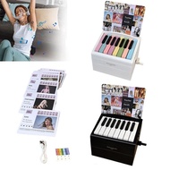 <H&Z<2025 Piano Calendar Wireless Speaker 15 Keys Piano Calendar Aesthetic 3D Calendar Piano Playabl