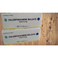 CHLORPHENAMINE MALEATE (4 MG) TABLET CONTAINS 10 STRIPS / BOX'S CTM NOVA