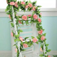 MAWAR (Big Flower) 1 roll Rose Flower Vines 2.4 Meters Decorative Vines - Vines