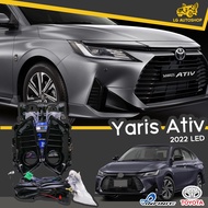 [ E-TAX ] ไฟตัดหมอกยาริสเอทีฟ  ไฟสปอร์ตไลท์ โตโยต้า ยาริส เอทีฟ TOYOTA YARIS ATIV 2022 ( หลอด LED ) ( ยี่ห้อ INFINITE ) พร้อมอุปกรณ์ติดตั้งครบชุด