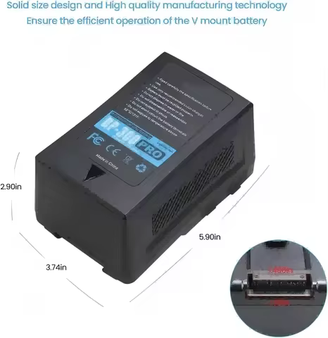 For Sony Broadcast Camcorder Camera Video LED Light300W 14.8V 16.8V20400mah BP-300 Lithium Ion Batte