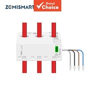 Zemismart Zigbee Smart Energy Meter 3Phase 4Wire 63A Power Monitoring Works With For Tuya fan capaci