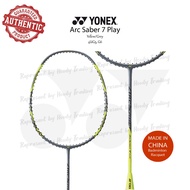 Yonex racket Arc Saber 7 Play (Yellow/Grey) - ARC7PLAY (Free Grip)