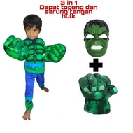 Hulk Costume Children's Suit FREE Left And Right Hand HULK