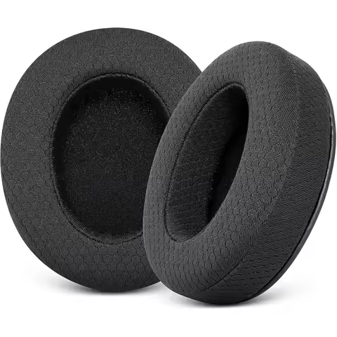 Replacement Ear Pads for Sony MDR 7506 Earpad Mesh Fabric Cushions for MDR V6 V7 MDR-CD900ST Headpho