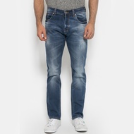 Johnwin - Slim Fit Jeans - Destroy Design - Whisker Accents - biru - AJT.441,999.A449.C C C C
