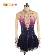 NASINAYA FIGURE SKATING DRESS CUSTOMIZED COMPETITION ICE SSS 117