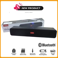Soundbar Fleco F-551 BT Bluetooth USB - Speaker Leptop / Komputer / HP - Terbaru